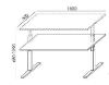 Picture of Elektropodizni uredski stol, BP-S04 (180cm)