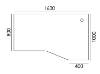 Picture of Drveni stol s metalnim nogama BP-POLO