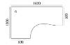 Picture of Drveni stol s metalnim nogama BP-POLO