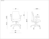 Picture of UREDSKA ERGONOMSKA STOLICA - SHELL LOW
