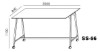 Picture of Visoki mobilni stol, W SS-55/56
