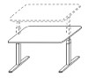 Picture of Elektropodizni uredski stol, W S-05 (220cm)
