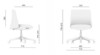 Picture of UREDSKA ERGONOMSKA STOLICA - MELODY DESIGN 775-FR