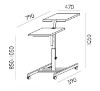 Picture of STOL ZA MULTIMEDIJU - W SM-1