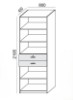 Picture of UREDSKI ORMAR S LADICAMA - W MTX-12 MAX