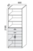 Picture of UREDSKI ORMAR S LADICAMA - W MTX-13 MAX