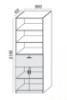Picture of UREDSKI ORMAR S LADICAMA - W MTX-14 MAX