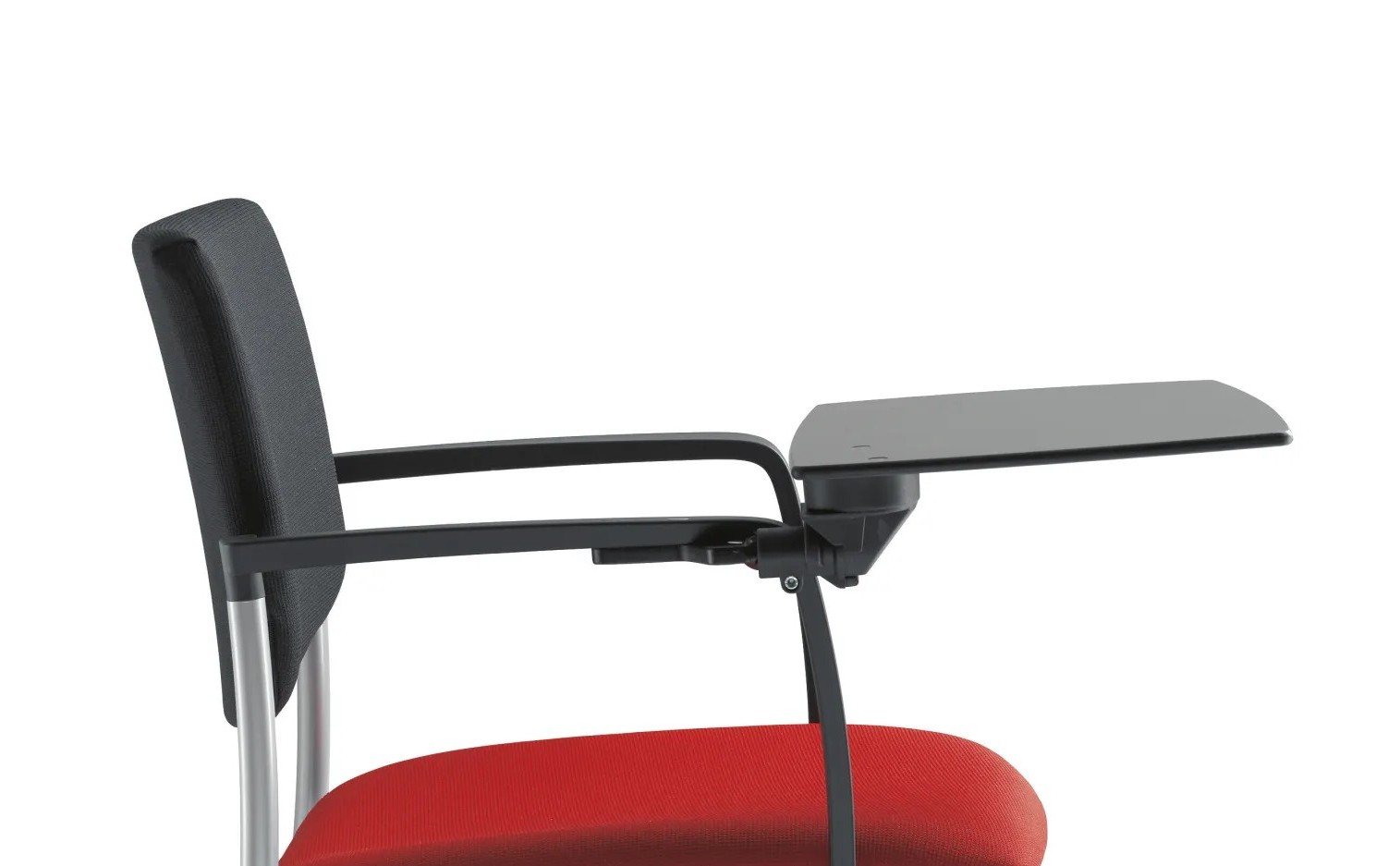 Crni sklopivi stol TP na desnoj strani