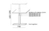 Picture of ELEKTROPODIZNI UREDSKI STOL - W S-04 (180 cm)