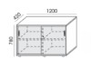 Picture of UREDSKI ORMAR S KLIZNIM VRATIMA - W RSP-6 Premium