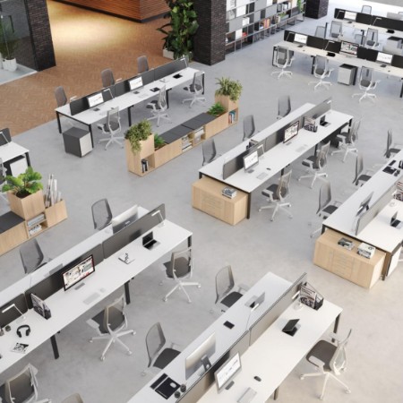 Slika iz kategorije Stolovi za open space urede